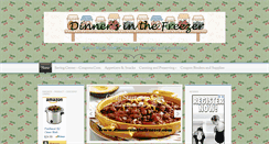 Desktop Screenshot of dinnersinthefreezer.com